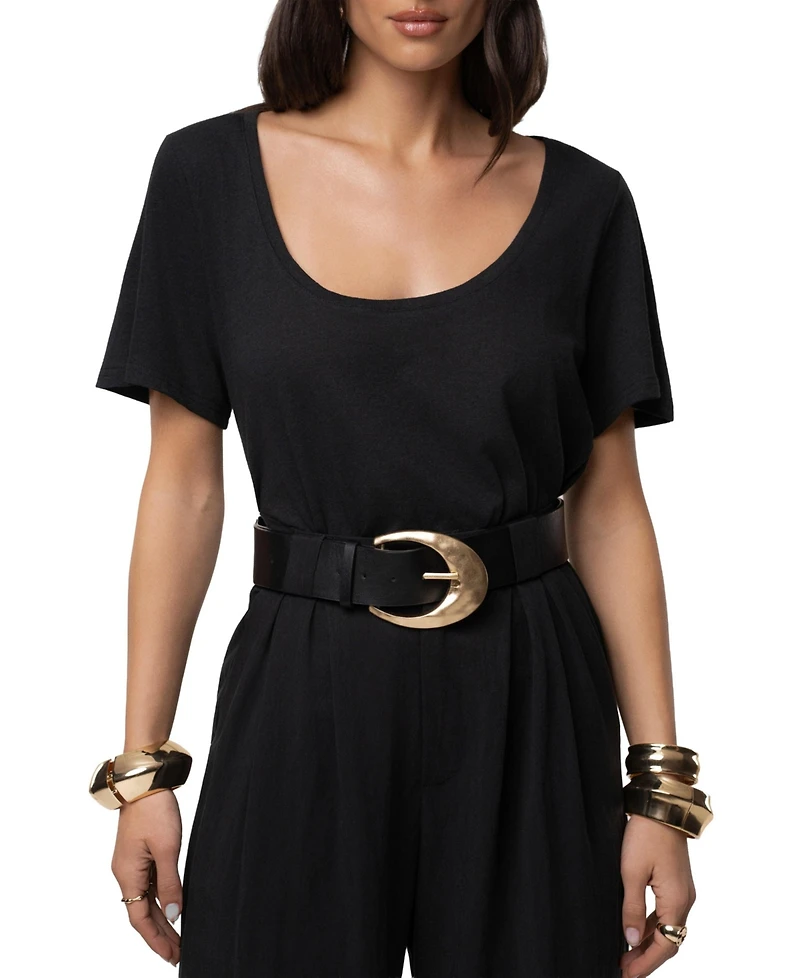 Jluxlabel Women's at Ease Scoop Top