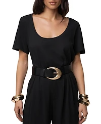 Jluxlabel Women's at Ease Scoop Top