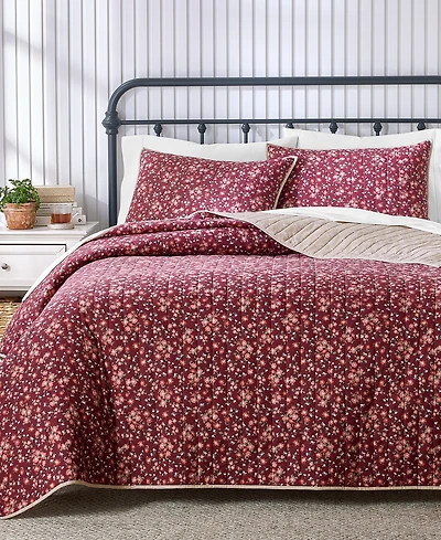 Charter Club Parker Reversible 3-Piece Quilt Set, Full/Queen, Macy's Exclusive