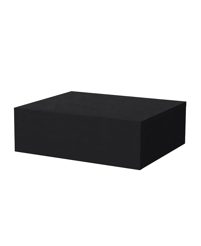 HomeRoots 16" Wood One Drawer Floating Nightstand