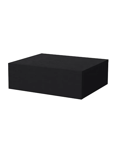 HomeRoots 16" Wood One Drawer Floating Nightstand