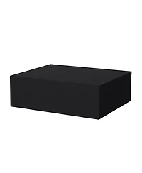 HomeRoots 16" Wood One Drawer Floating Nightstand