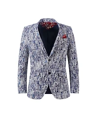 Elie Balleh Men's Slim Fit Sports Coat Jacket