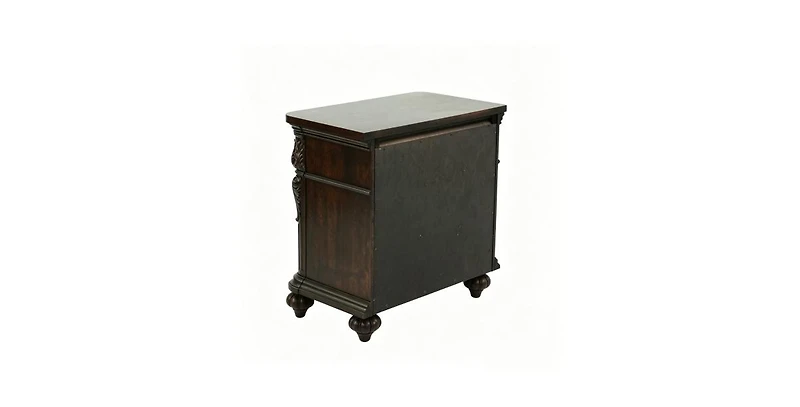 Lucky One 28" Width Solid Wood 3-Drawer Nightstand