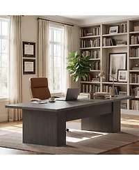 Homsee 118 Inch Large Dining Table Extra Long Rectangle for 8 Person Seating Perfect as Conference Desk and Office