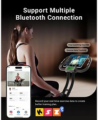 Harison Adjustable Magnetic Exercise Bike for Home, 380 lbs Capacity with App