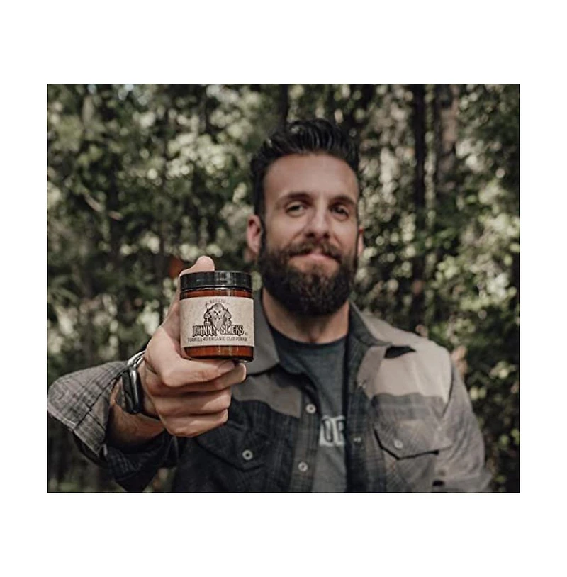 Johnny Slicks Oil Based Pomade | Low to Medium Hold and High Shine Finish | 4 oz | Original Scent