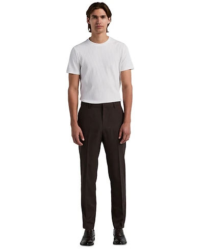 Perry Ellis Portfolio Men's Modern Fit Sharkskin Dress Pants