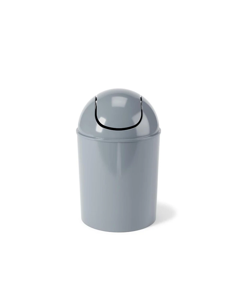 Florida Brands Umbra 1.25 Gallon Mini Trash Can with Removable Swing Lid – Small Garbage Bin for Indoor Spaces