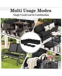 Aecojoy 4 inch Patio Cushions for Outdoor Furniture