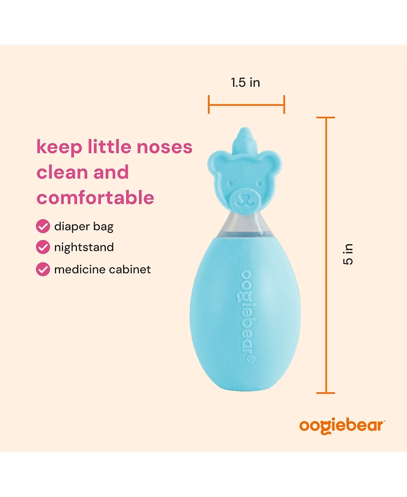 oogiebear Booger Picker + Nasal Aspirator Duo