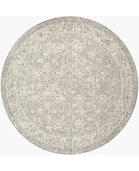 Livabliss Poetry 627348 7'10" x 7'10" Round Area Rug