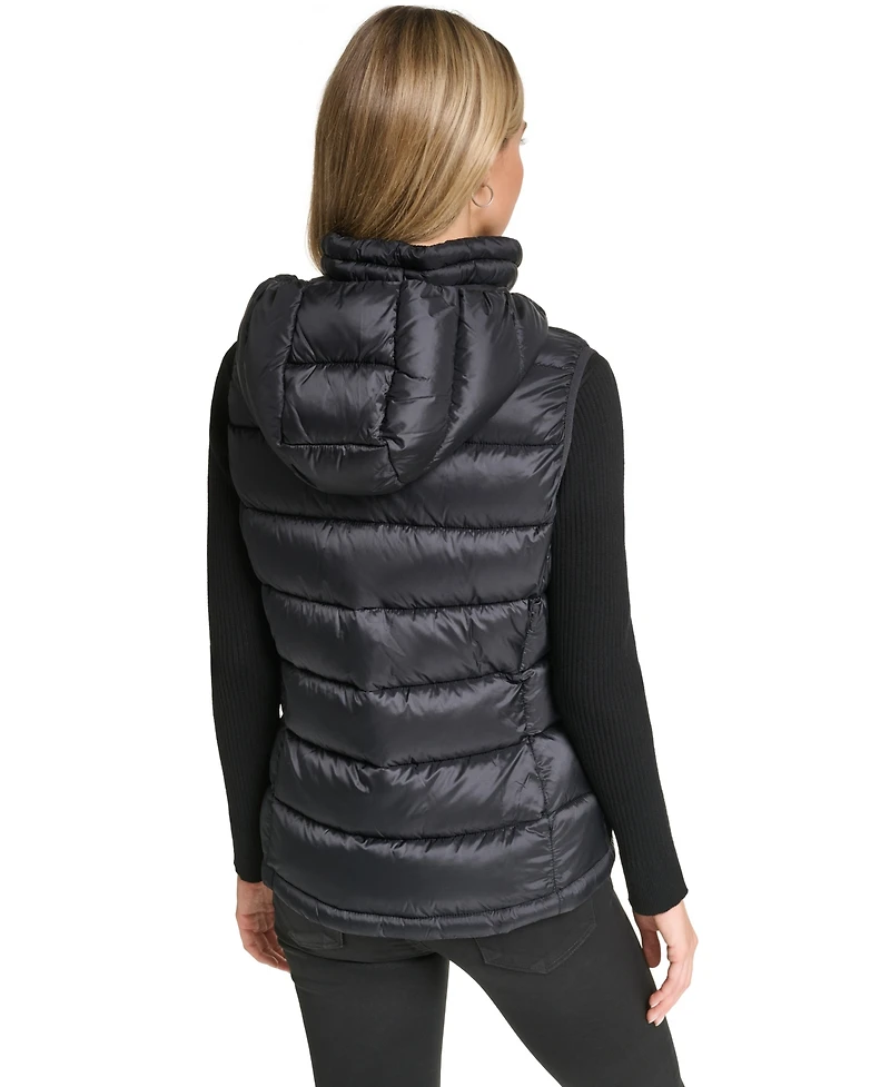 Charter Club Women's Hooded Zip-Front Vest, Macy's Exclusive