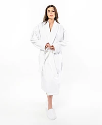Linum Home Anovia Turkish Cotton Unisex Velour Bathrobe