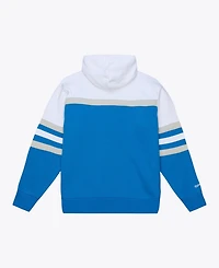 Mitchell & Ness Men's Blue Detroit Lions Head Coach Hoodie