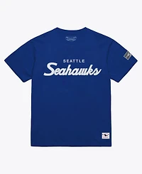Mitchell & Ness Men's Royal Seattle Seahawks Head Coach Classic T-Shirt