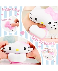 Hamee Squishy Buddy Toy Sanrio Characters Figure Slow Rising Cute Birthday Gift, Stress Relief, Collectible Deskterior Play Doll - Hello Kitty