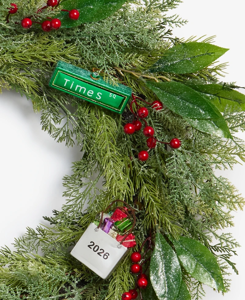 Holiday Lane Heritage Macy's Nyc Wreath, Macy's Exclusive