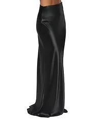 Jluxlabel Women's Tradition Satin Maxi Skirt
