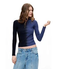 Desigual Women's Ribbed Two-Tone Sweater