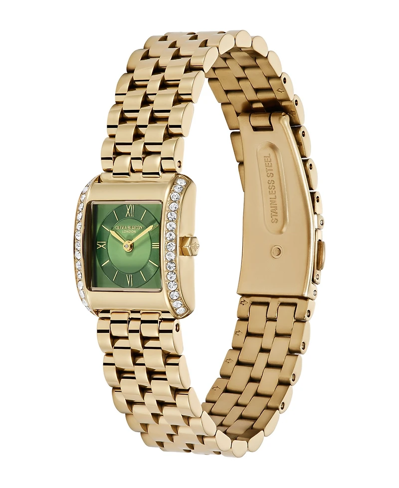 Olivia Burton Women's Berkley Gold Tone Stainless Steel Bracelet Watch 21mm