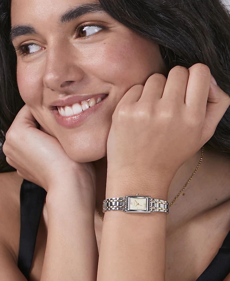 Olivia Burton Women's Mini Grove Two-Tone Stainless Steel Bracelet Watch 16mm