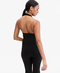 Bar Iii Women's Sweater Halter Top, Macy's Exclusive