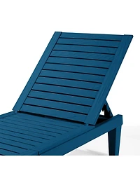 Nestl All-Weather Adjustable Patio Lounge Chairs Set of 6 for Poolside and Backyard
