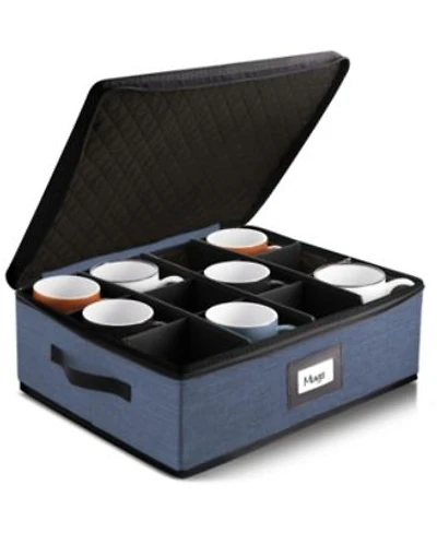 Coffee Mug Storage Quilted Stackable Coffee Cup Storage Organizer For Service Of 12