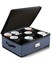 Coffee Mug Storage Quilted Stackable Coffee Cup Storage Organizer For Service Of 12
