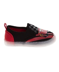 Cars Disney Pixar Lightning McQueen Boys Shoes, Slip On, Canvas Shoes
