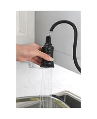 Phying High Arc Pull Out Kitchen Faucet Single Handle Single Level Stainless Steel Sink Faucet With Pull Down Sprayer Modern Multifunctional Faucet