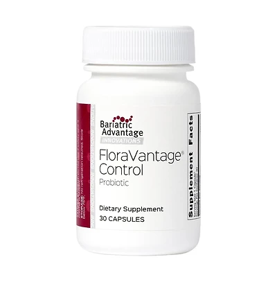 Bariatric Advantage FloraVantage Control - Probiotic Health for Bariatric Patients - Probiotic for Gut Health - Vegetarian and Non-gmo