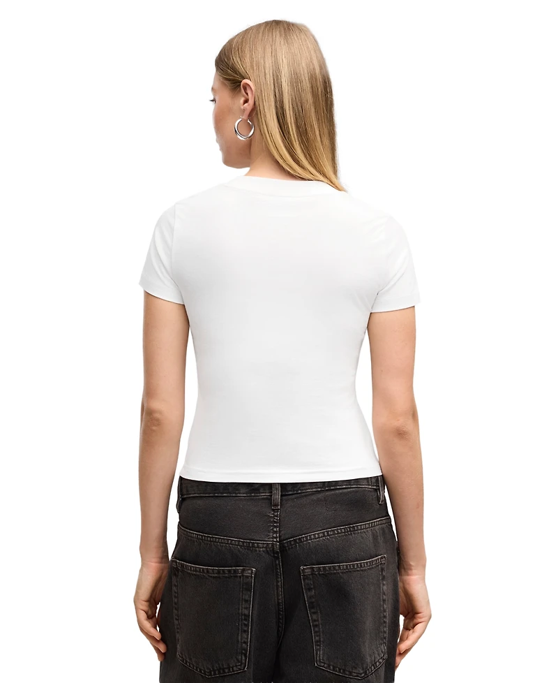 Puma Women's Street Glam Slim Short-Sleeve Graphic T-Shirt