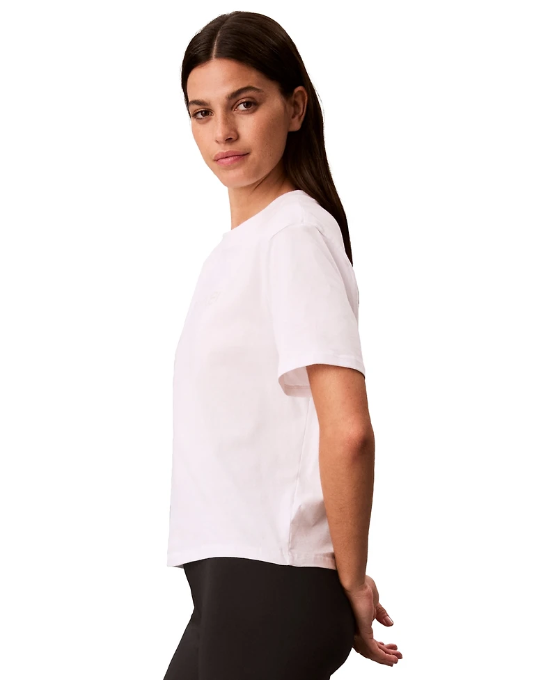 Calvin Klein Performance Women's Double Logo High Hip T-Shirt