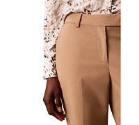 Calvin Klein Petite Straight-Leg Mid-Rise Pants