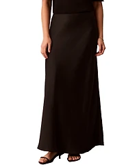 Calvin Klein Petite Double Faced Satin Bias-Cut Maxi Skirt