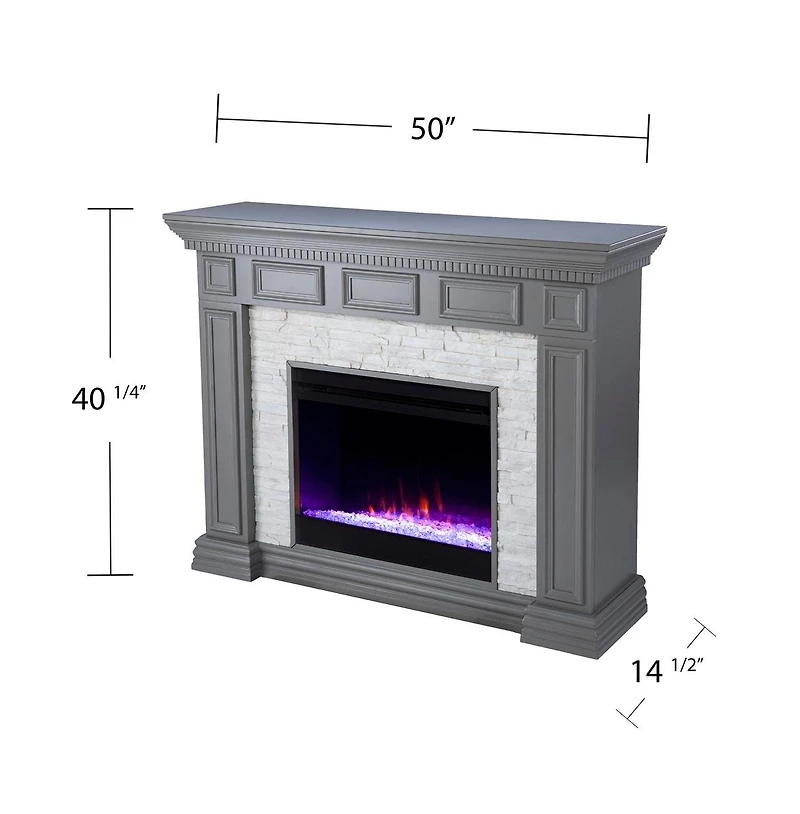 Augusta Home Dakesbury Electric Fireplace