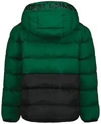 Under Armour Boys' 8-20 Logo Full-Zip Puffer Hooded Jacket