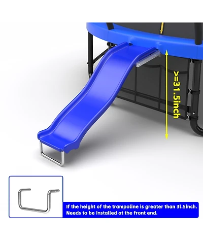Zeny Outdoor trampoline slide