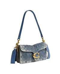 Coach Tabby Crystal Signature Small Shoulder Handbag