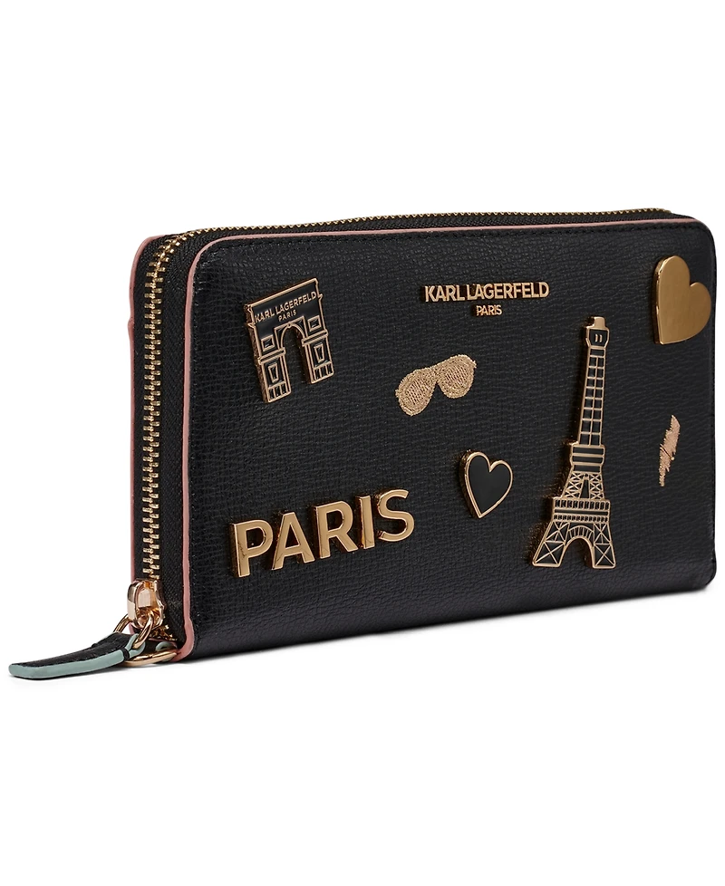 Karl Lagerfeld Paris Maybelle Continental Zip Wallet