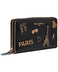 Karl Lagerfeld Paris Maybelle Continental Zip Wallet