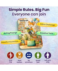 Quokka Active Movement Game for Kids Ages 4-8 – 100 Exercise Cards, Indoor and Outdoor Brain Break Games Home Classroom