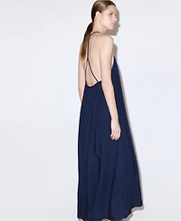 Mango Women's A-Line Denim Dress