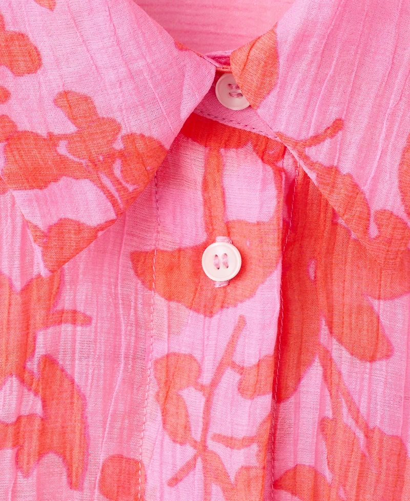 Mango Women's Floral-Printed Lyocell Shirt