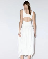 Mango Women's Flared Cotton Dress
