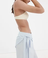Mango Women's Straight Leg Scarf Pants
