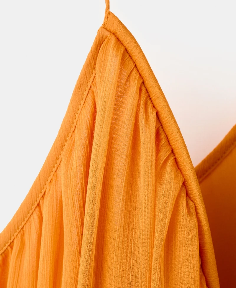 Mango Women's Flowy Chiffon Dress