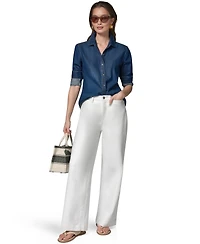Donna Karan Weekend Women's Luxe Denim Shirt